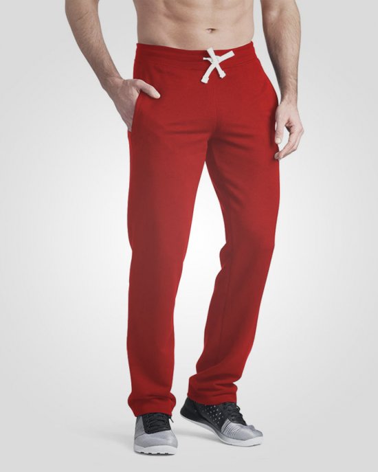 HENCHGRIPZ EXTRA LONG TALL BRIGHT RED JOGGING / GYM BOTTOMS