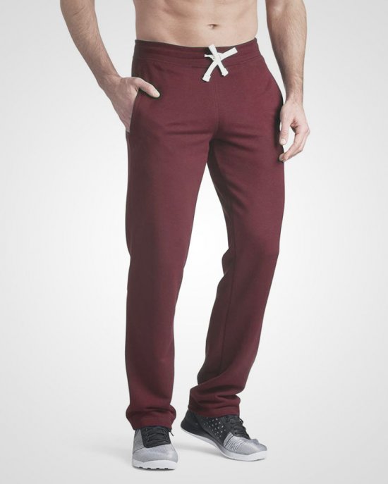 HENCHGRIPZ EXTRA LONG TALL RED/BURGUNDY JOGGING / GYM BOTTOMS