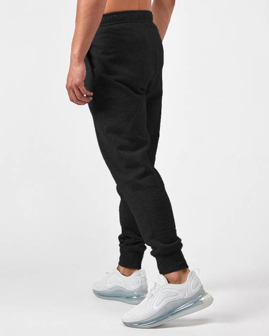 HENCHGRIPZ EXTRA LONG TALL CUFFED BLACK JOGGING / GYM BOTTOMS